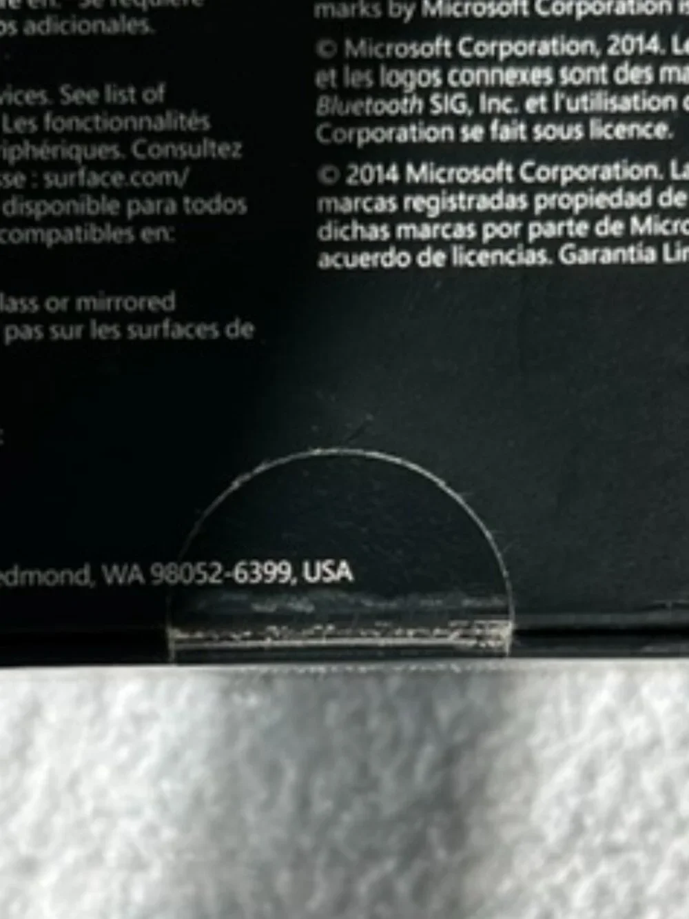 NEW SEALED 2014 Microsoft Wedge Touch Mouse Titanium Surface Edition Model 1498